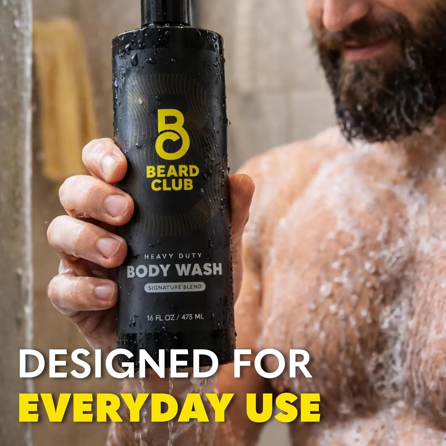 Mens Body Wash – Heavy Duty Shower Gel for Men with Exfoliating Clean, Rich Lather & Signature Scent – Men’S Body Wash for Deep Cleansing & Fresh Skin – 16 Fl Oz