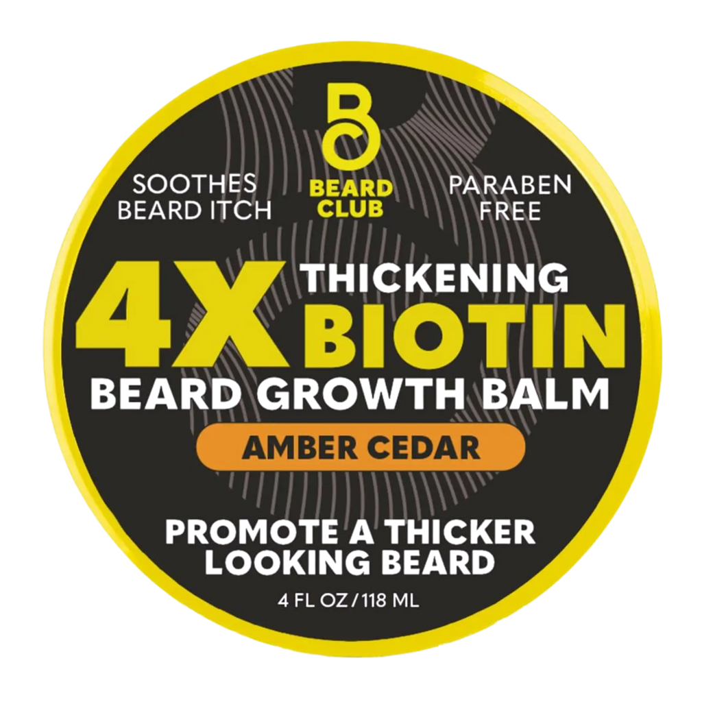 Biotin Beard Balm for Men - 4 Oz By Beard Club WOLF.BEARD