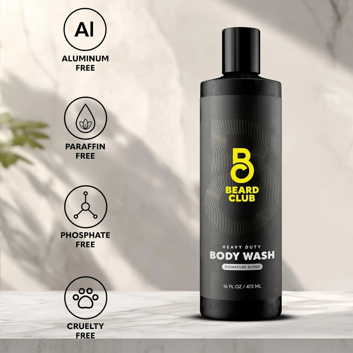 Mens Body Wash – Heavy Duty Shower Gel for Men with Exfoliating Clean, Rich Lather & Signature Scent – Men’S Body Wash for Deep Cleansing & Fresh Skin – 16 Fl Oz
